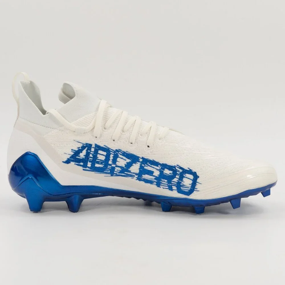 Adidas Adizero Primeknit 'White Royal Blue' GV9621 Football Cleats Multi Size